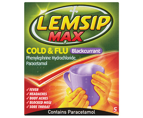 Lemsip Max Cold & Flu Blackcurrant