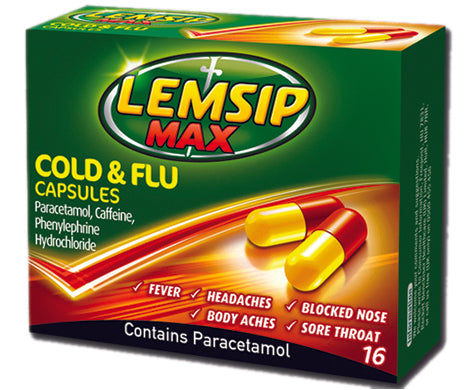 Lemsip Max Cold & Flu Capsules