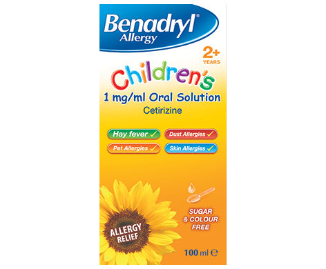 Benadryl Allergy Children's 1mg/1ml Oral Solution