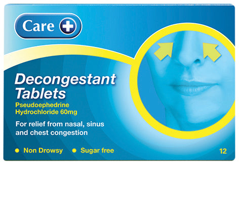 Care Decongestant Tablets