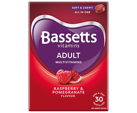 Bassetts Vitamins Adults Multivitamins Raspberry & Pomegranate