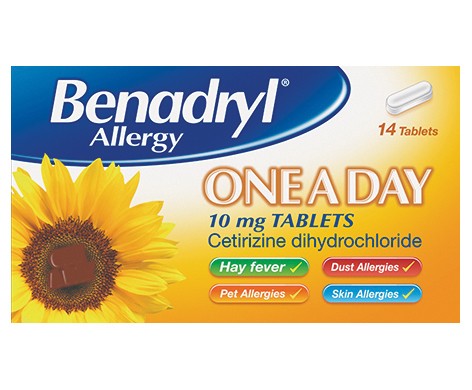 Benadryl Allergy One A Day Tablets