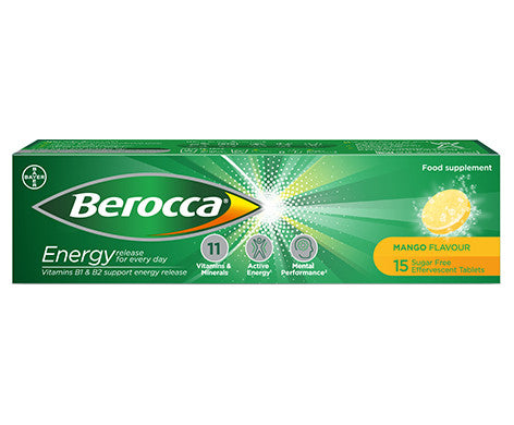Berocca Effervescent Tablets Mango Flavour