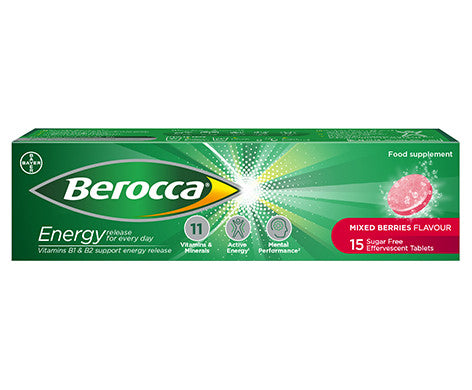 Berocca Effervescent Tablets Mixed Berries Flavour