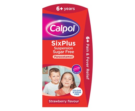 Calpol Six Plus Suspension Sugar-Free