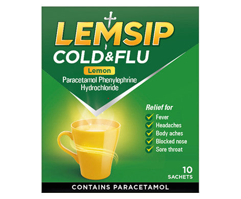 Lemsip Cold & Flu Lemon