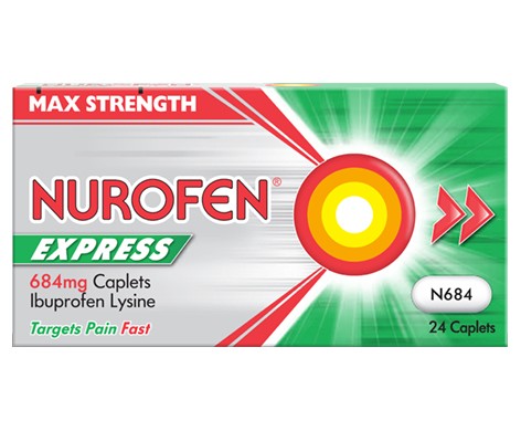 Nurofen Express 684mg Caplets