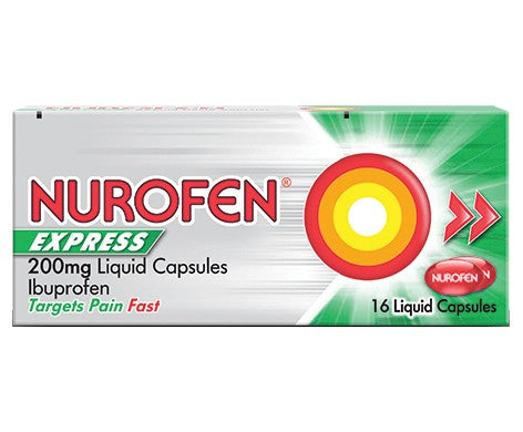 Nurofen Express 200mg Liquid Capsules