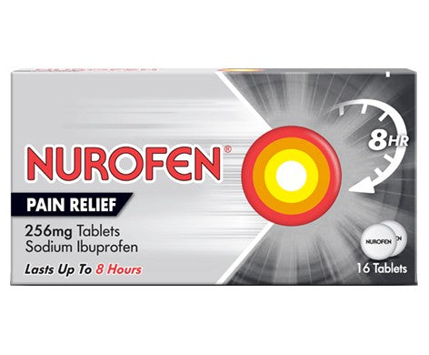 Nurofen Pain Relief 256mg Tablets