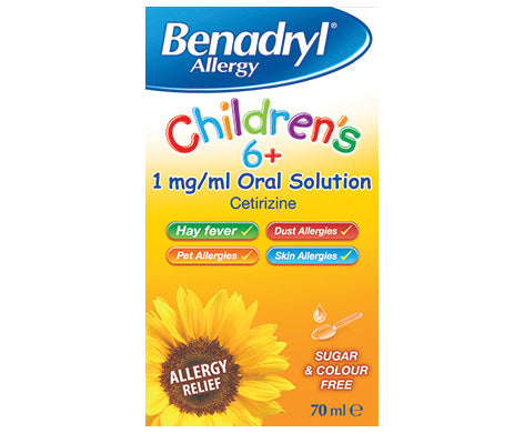 Benadryl Allergy Children's 6+ 1mg/1ml Oral Solution