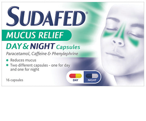 Sudafed Mucus Relief Day & Night Capsules – 365pharmacist