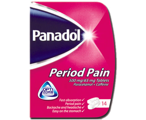 Panadol Period Pain 500mg/65mg Tablets