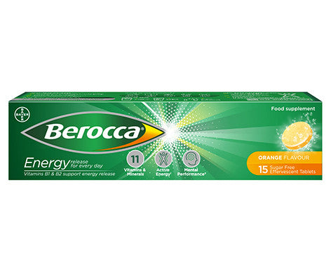 Berocca Effervescent Tablets Orange Flavour