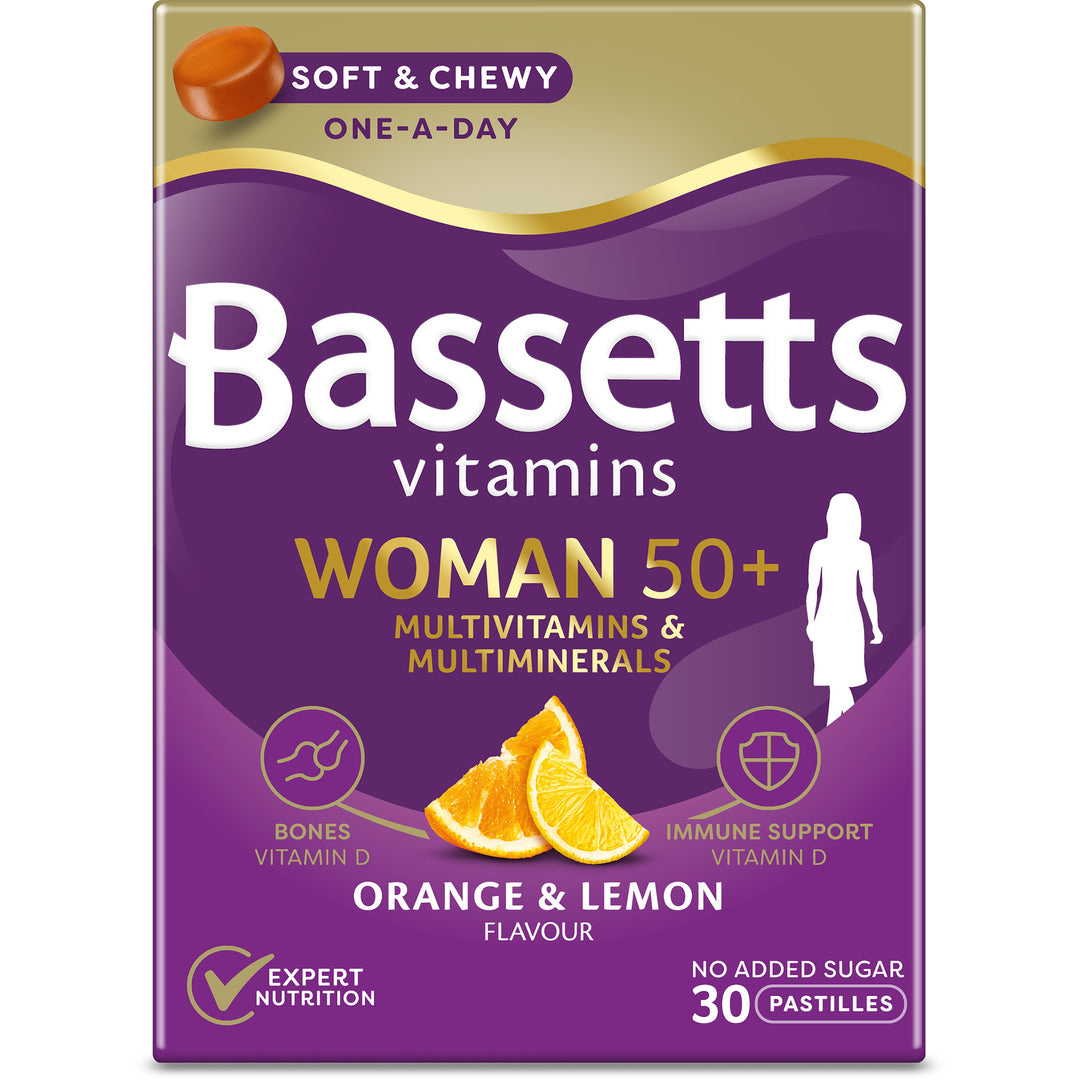 Bassetts Vitamins Woman 50+ Multivitamins & Multiminerals Orange & Lemon