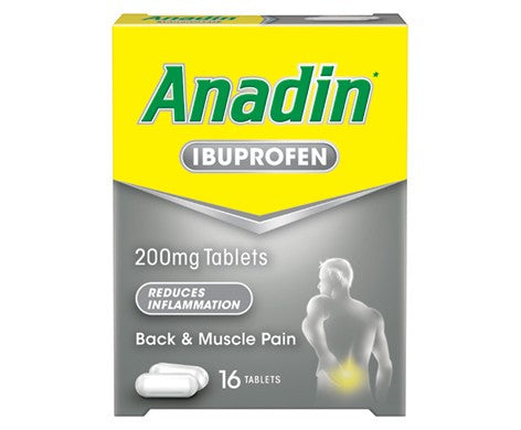 Anadin Ibuprofen 200mg Tablets