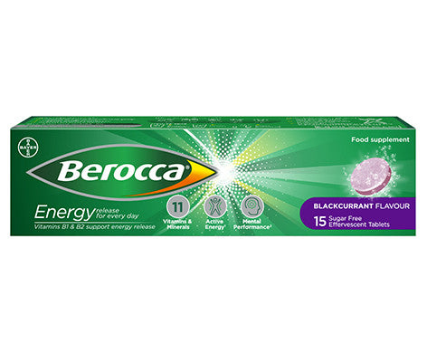 Berocca Effervescent Tablets Blackcurrant Flavour