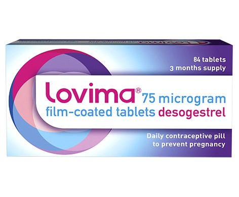 Lovima 75 microgram film-coated tablets