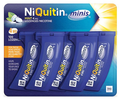 NiQuitin Minis Mint 4mg Lozenges