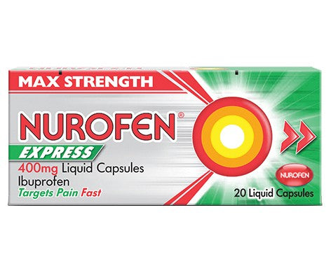 Nurofen Express 400mg Liquid Capsules