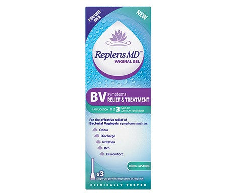 Replens BV Symptoms Relief & Treatment Vaginal Gel