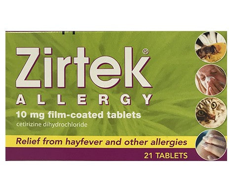 Zirtek Allergy Tablets